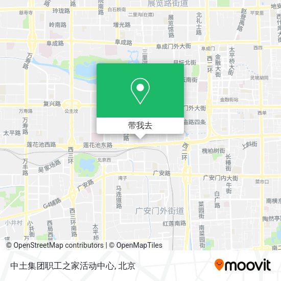 中土集团职工之家活动中心地图