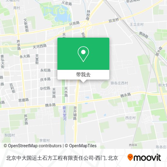 北京中大国运土石方工程有限责任公司-西门地图
