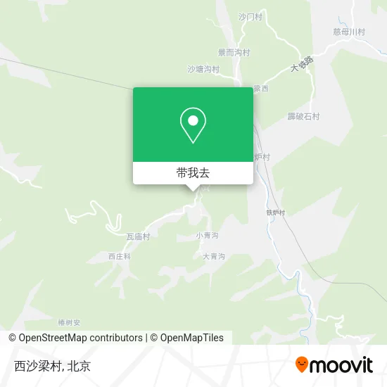 西沙梁村地图