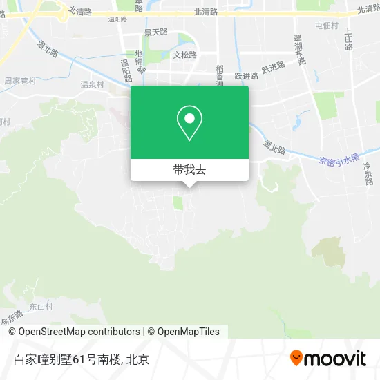 白家疃别墅61号南楼地图