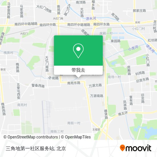 三角地第一社区服务站地图