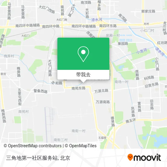 三角地第一社区服务站地图