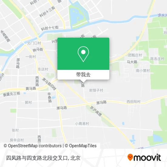 四凤路与四支路北段交叉口地图
