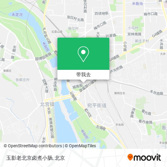 玉影老北京卤煮小肠地图