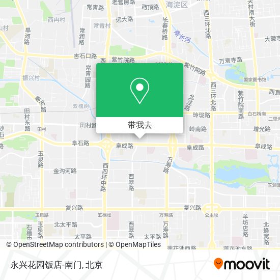 永兴花园饭店-南门地图