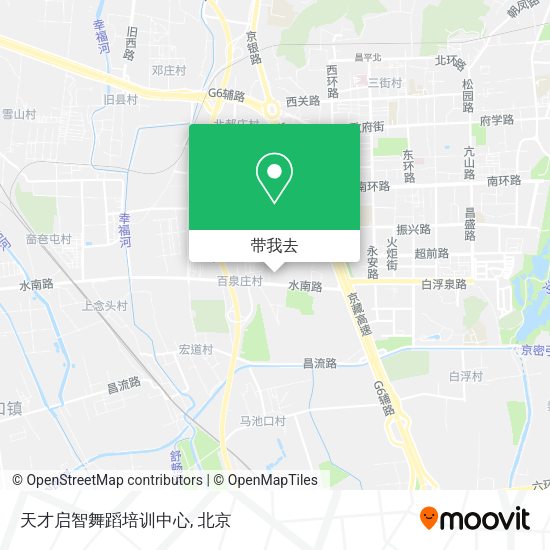 天才启智舞蹈培训中心地图