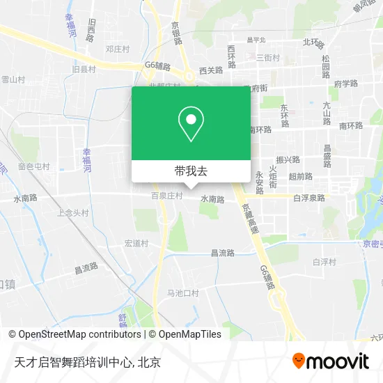 天才启智舞蹈培训中心地图