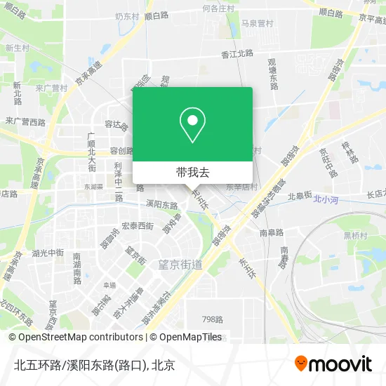 北五环路/溪阳东路(路口)地图