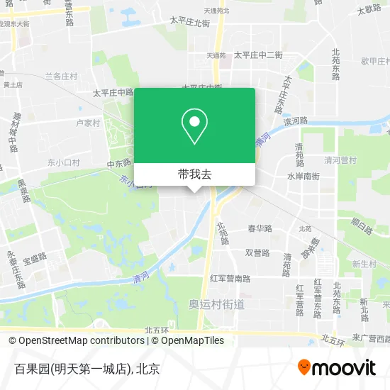 百果园(明天第一城店)地图