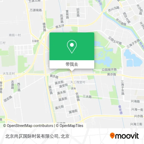 北京尚仄国际时装有限公司地图