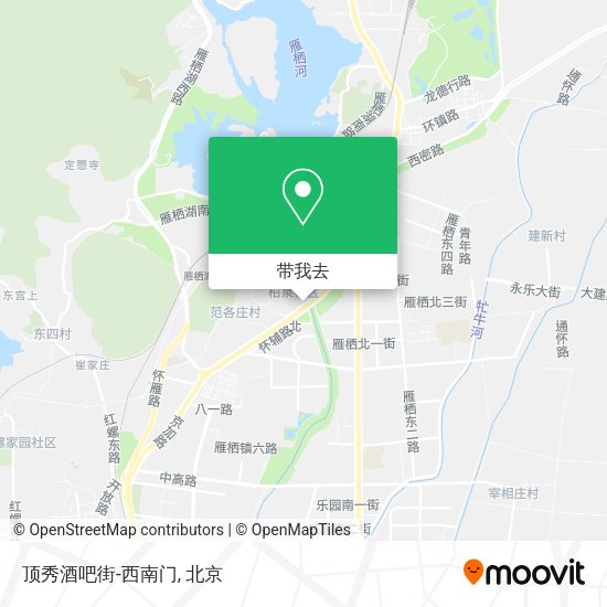 顶秀酒吧街-西南门地图