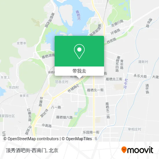 顶秀酒吧街-西南门地图