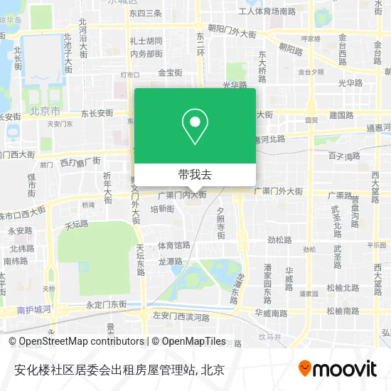 安化楼社区居委会出租房屋管理站地图
