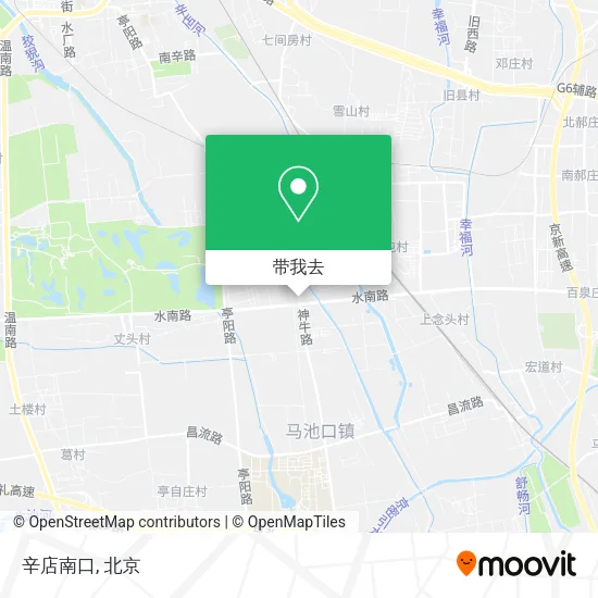 辛店南口地图