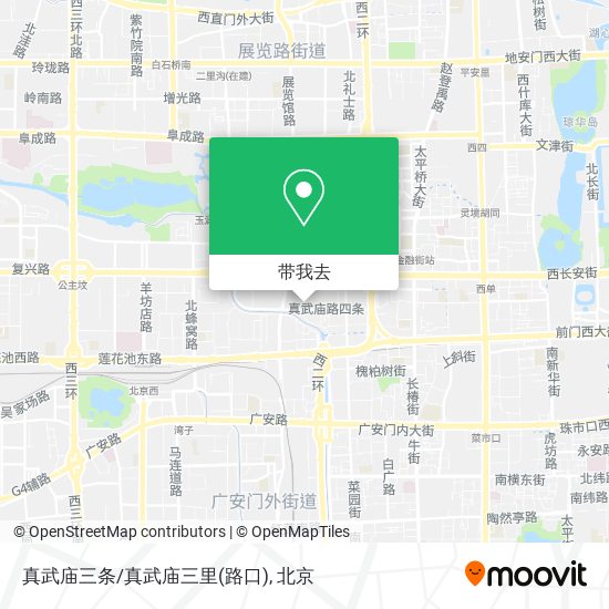 真武庙三条/真武庙三里(路口)地图