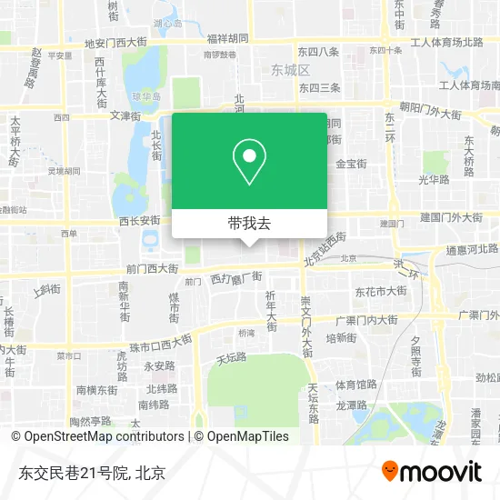 东交民巷21号院地图