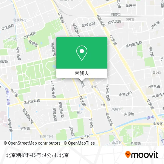 北京糖护科技有限公司地图
