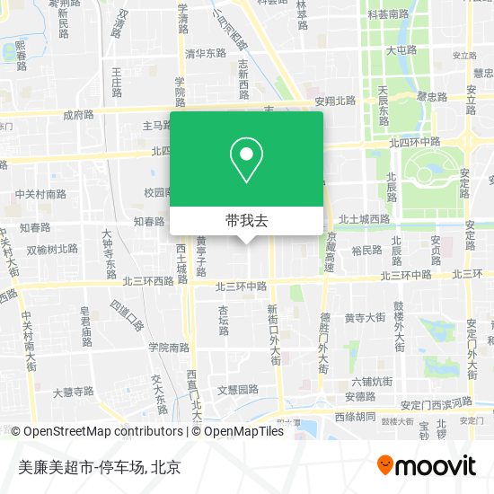 美廉美超市-停车场地图