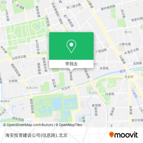 海安投资建设公司(信息路)地图