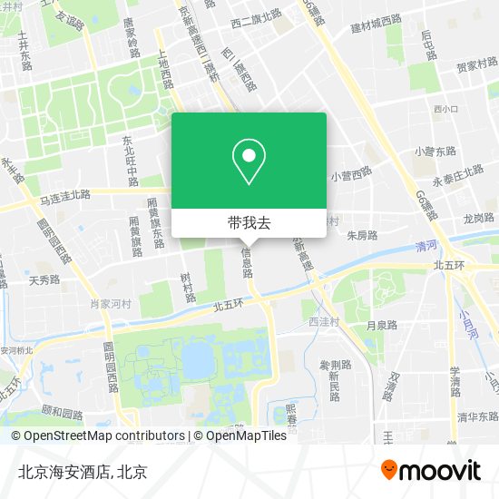 北京海安酒店地图