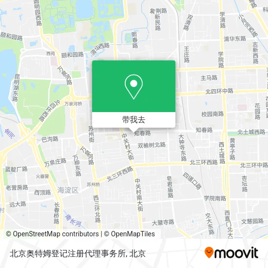 北京奥特姆登记注册代理事务所地图