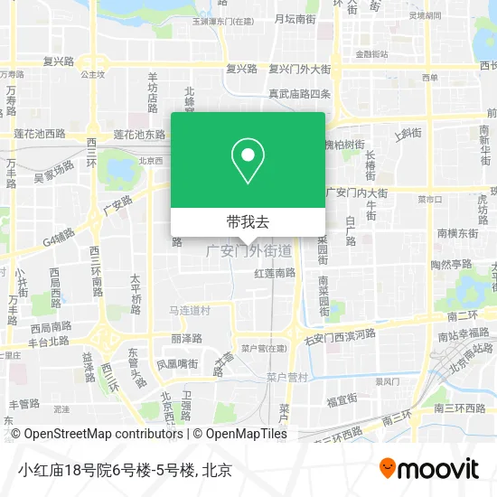 小红庙18号院6号楼-5号楼地图
