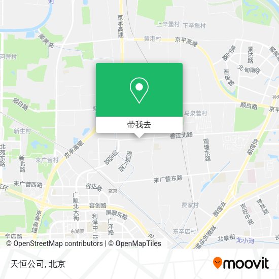 天恒公司地图