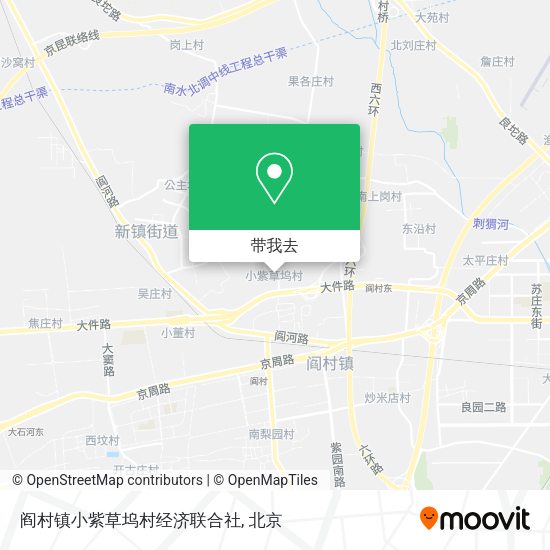 阎村镇小紫草坞村经济联合社地图