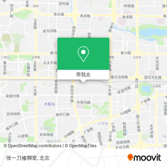 张一刀修脚室地图