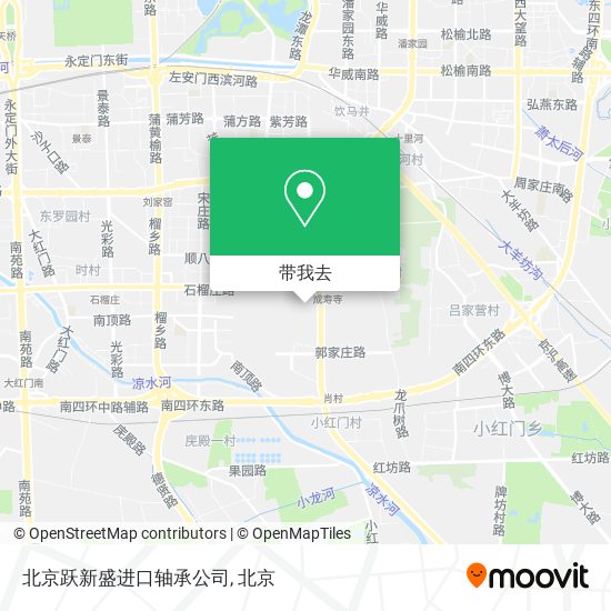 北京跃新盛进口轴承公司地图