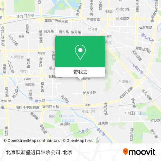 北京跃新盛进口轴承公司地图