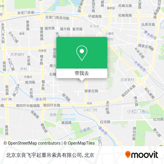 北京京良飞宇起重吊索具有限公司地图