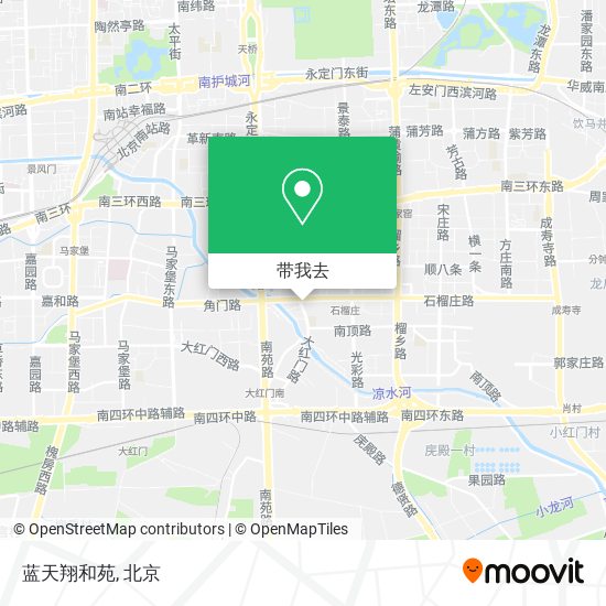 蓝天翔和苑地图