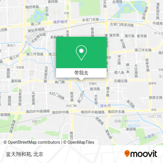 蓝天翔和苑地图