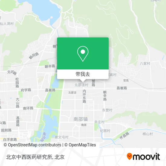 北京中西医药研究所地图