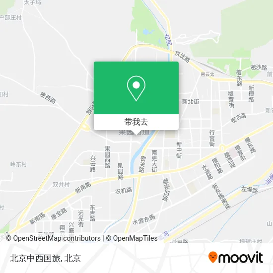 北京中西国旅地图
