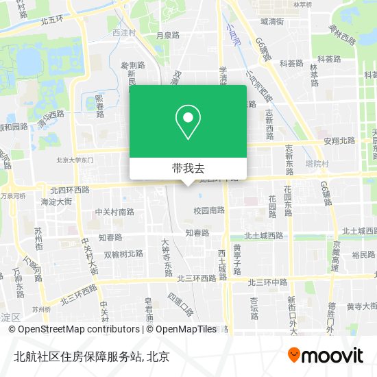 北航社区住房保障服务站地图