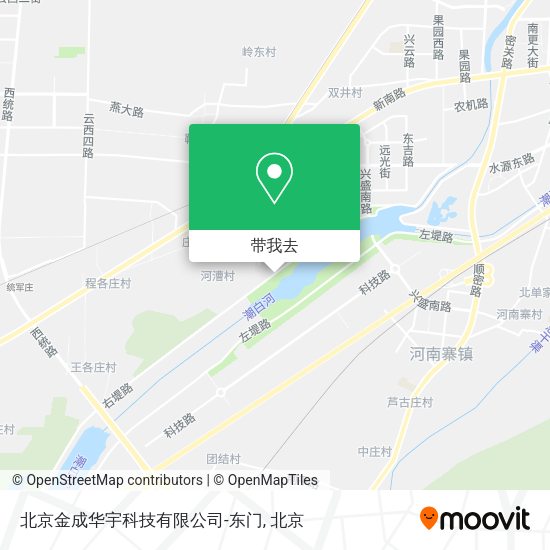 北京金成华宇科技有限公司-东门地图