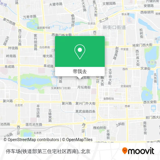 停车场(铁道部第三住宅社区西南)地图