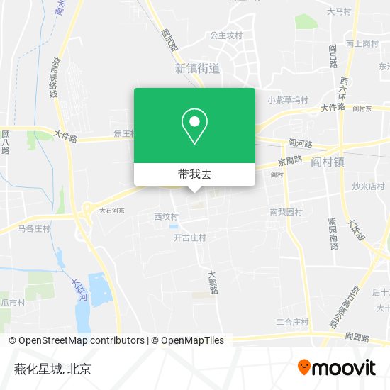 燕化星城地图