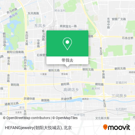HEFANGjewelry(朝阳大悦城店)地图
