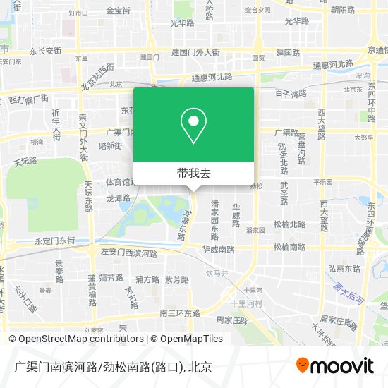 广渠门南滨河路/劲松南路(路口)地图