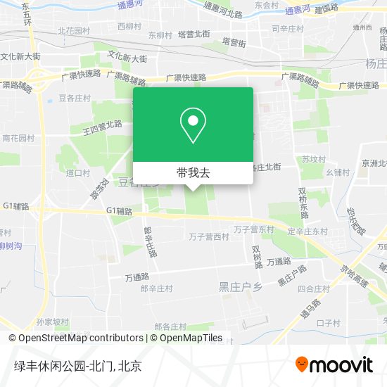 绿丰休闲公园-北门地图
