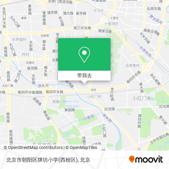 北京市朝阳区牌坊小学(西校区)地图