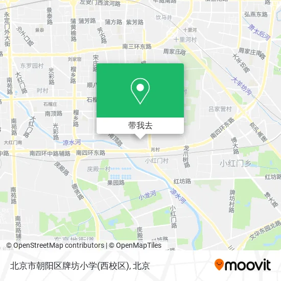 北京市朝阳区牌坊小学(西校区)地图