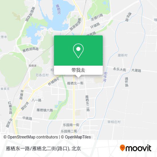 雁栖东一路/雁栖北二街(路口)地图