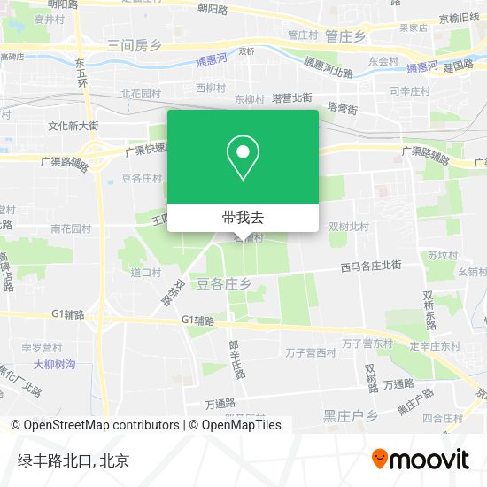 绿丰路北口地图