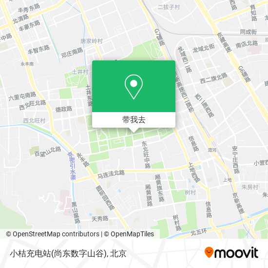 小桔充电站(尚东数字山谷)地图