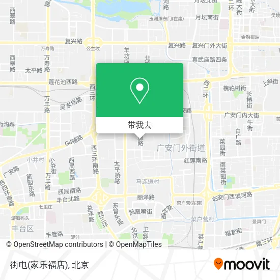 街电(家乐福店)地图