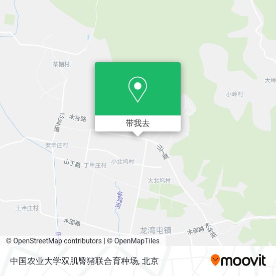 中国农业大学双肌臀猪联合育种场地图